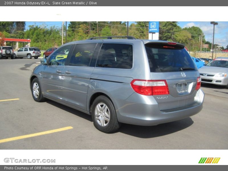 Slate Green Metallic / Olive 2007 Honda Odyssey EX-L