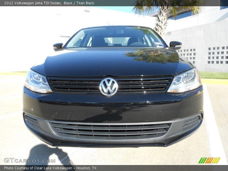 Black / Titan Black 2012 Volkswagen Jetta TDI Sedan