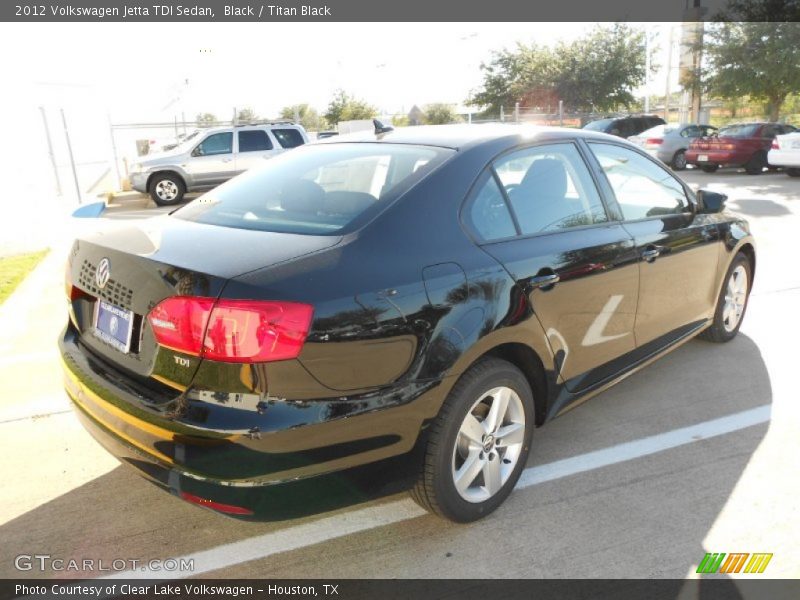 Black / Titan Black 2012 Volkswagen Jetta TDI Sedan