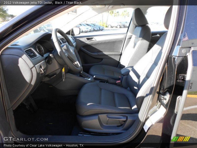 Black / Titan Black 2012 Volkswagen Jetta TDI Sedan
