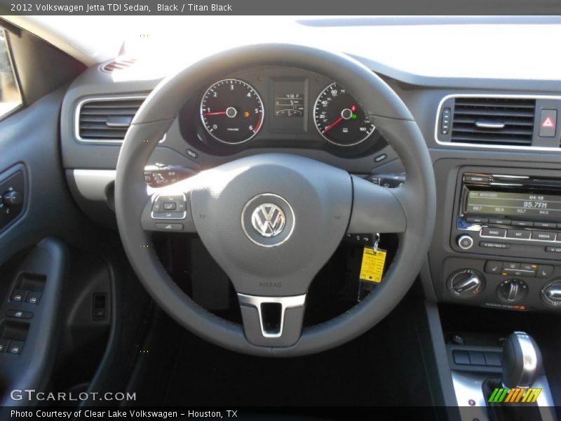 Black / Titan Black 2012 Volkswagen Jetta TDI Sedan