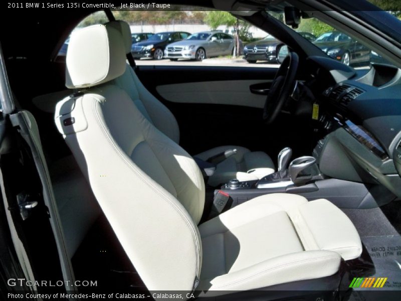 Jet Black / Taupe 2011 BMW 1 Series 135i Convertible