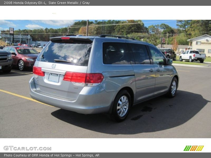 Slate Green Metallic / Gray 2008 Honda Odyssey EX-L