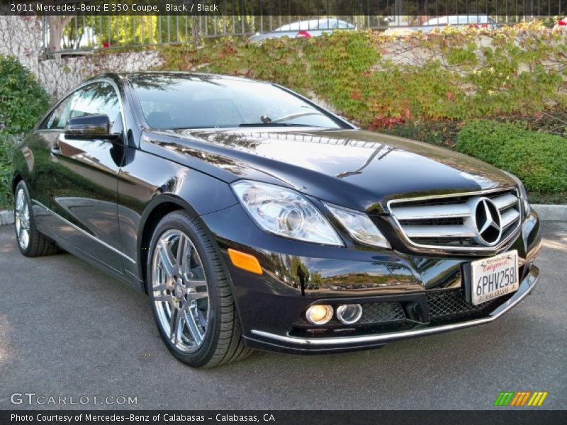 Front 3/4 View of 2011 E 350 Coupe
