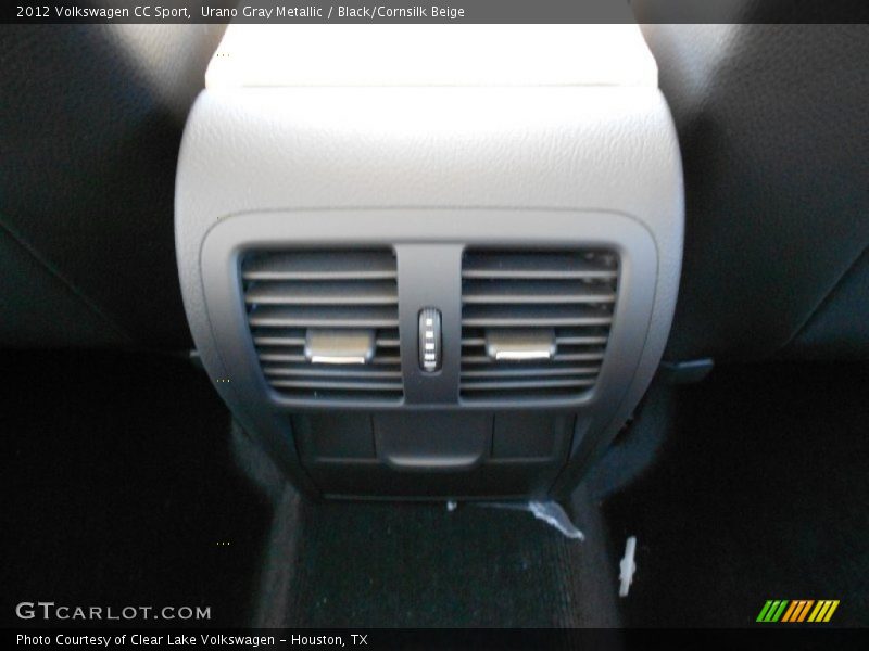 Urano Gray Metallic / Black/Cornsilk Beige 2012 Volkswagen CC Sport