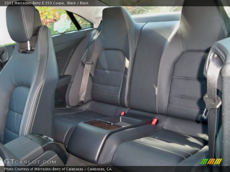 Black / Black 2011 Mercedes-Benz E 350 Coupe