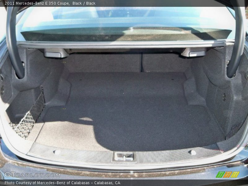 Black / Black 2011 Mercedes-Benz E 350 Coupe