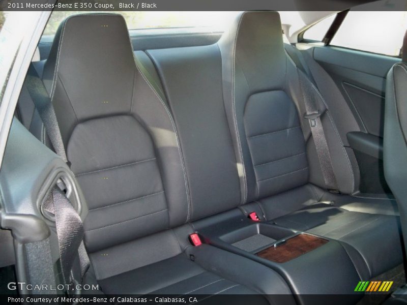  2011 E 350 Coupe Black Interior