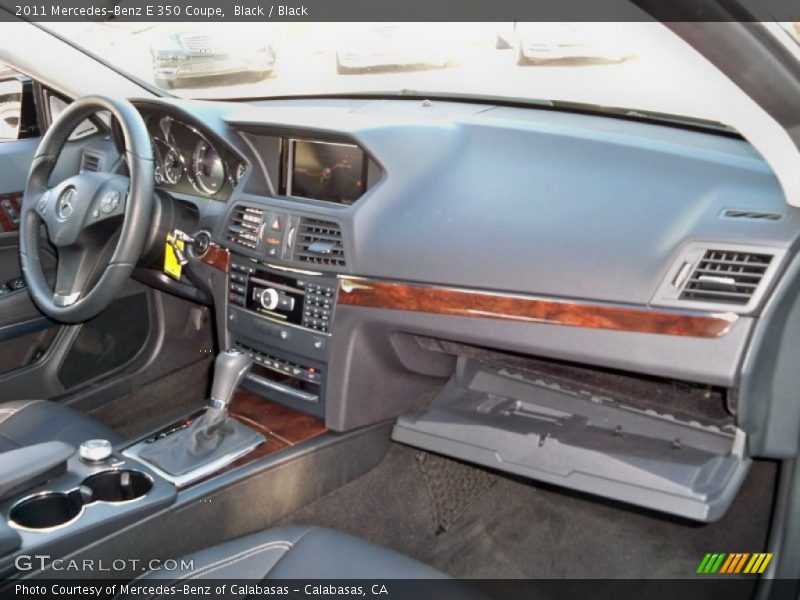 Black / Black 2011 Mercedes-Benz E 350 Coupe