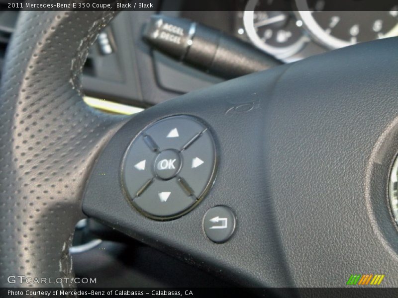 Black / Black 2011 Mercedes-Benz E 350 Coupe