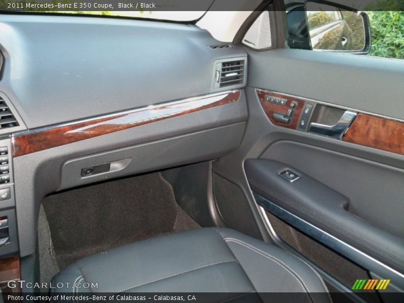 Black / Black 2011 Mercedes-Benz E 350 Coupe