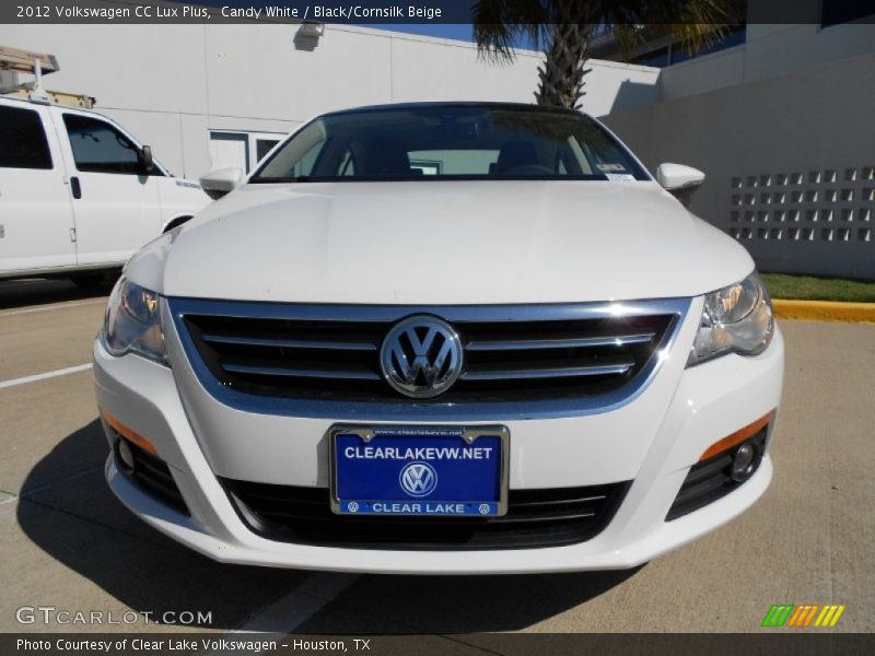 Candy White / Black/Cornsilk Beige 2012 Volkswagen CC Lux Plus