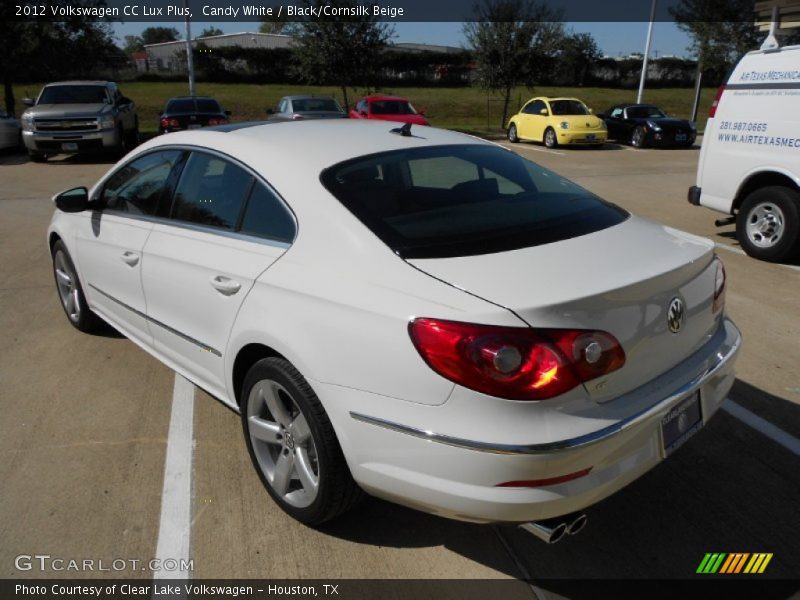 Candy White / Black/Cornsilk Beige 2012 Volkswagen CC Lux Plus