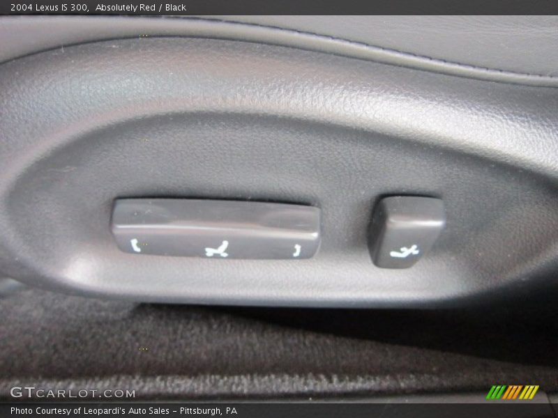 Absolutely Red / Black 2004 Lexus IS 300