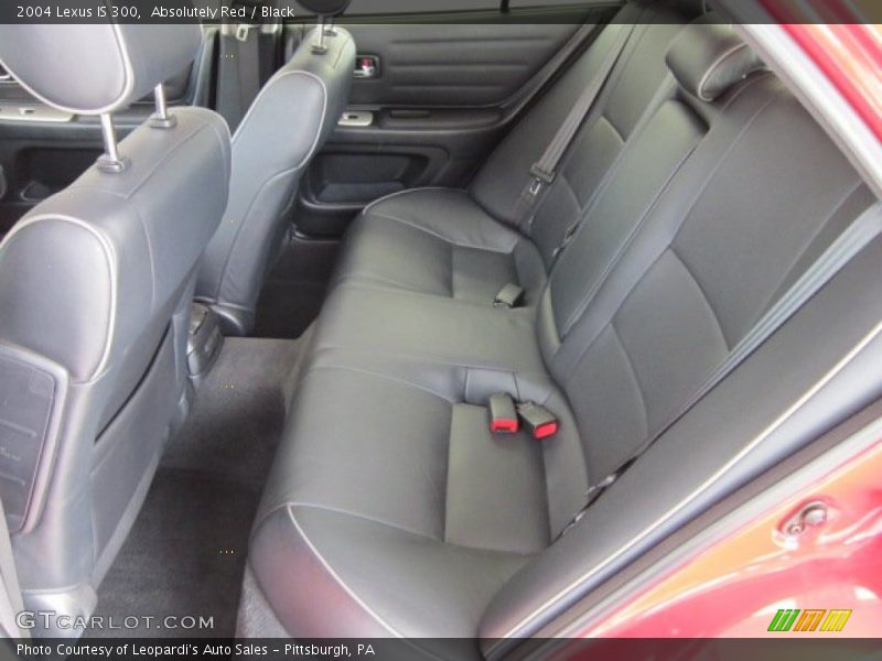 Absolutely Red / Black 2004 Lexus IS 300