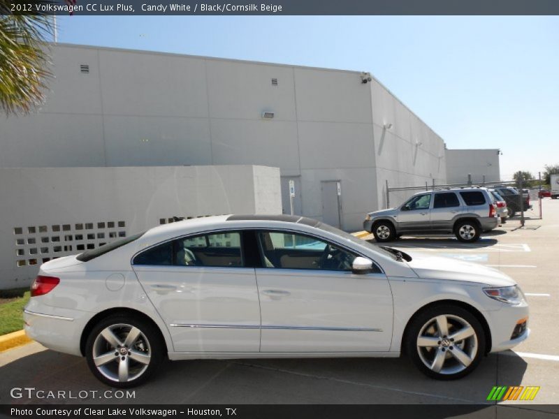 Candy White / Black/Cornsilk Beige 2012 Volkswagen CC Lux Plus