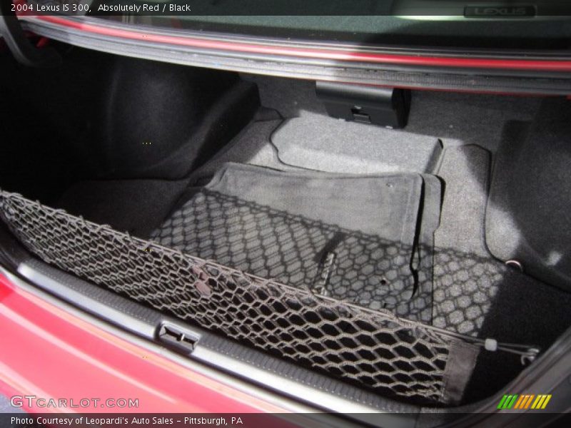 Absolutely Red / Black 2004 Lexus IS 300
