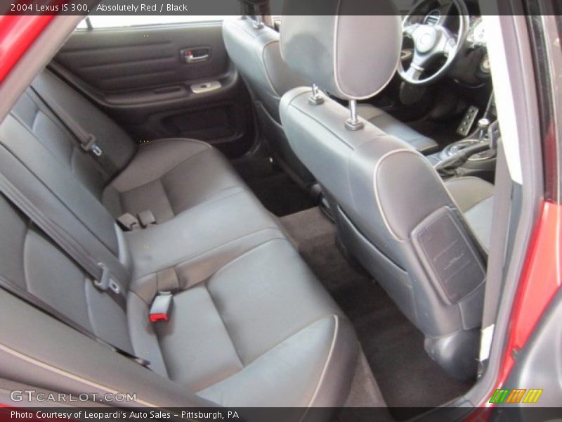 Absolutely Red / Black 2004 Lexus IS 300