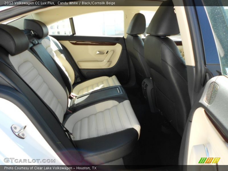 Candy White / Black/Cornsilk Beige 2012 Volkswagen CC Lux Plus