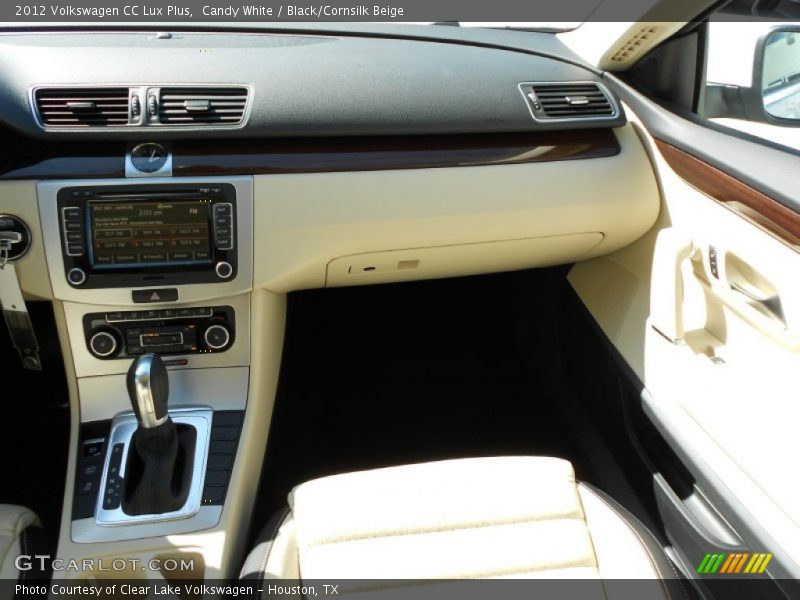 Candy White / Black/Cornsilk Beige 2012 Volkswagen CC Lux Plus