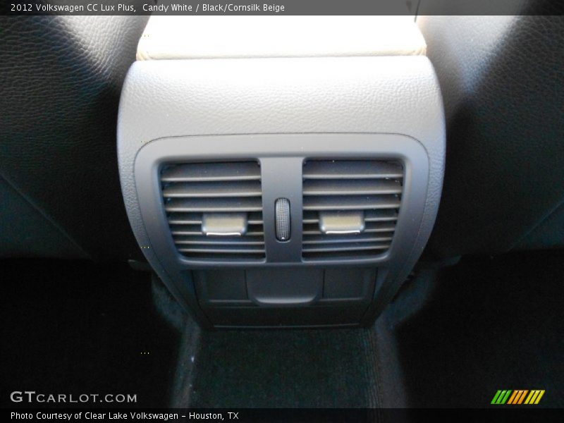 Candy White / Black/Cornsilk Beige 2012 Volkswagen CC Lux Plus
