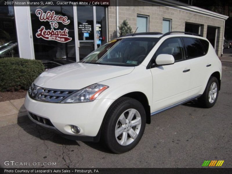 Glacier Pearl White / Cafe Latte 2007 Nissan Murano SL AWD
