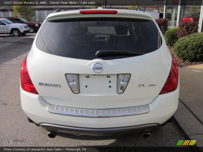 Glacier Pearl White / Cafe Latte 2007 Nissan Murano SL AWD