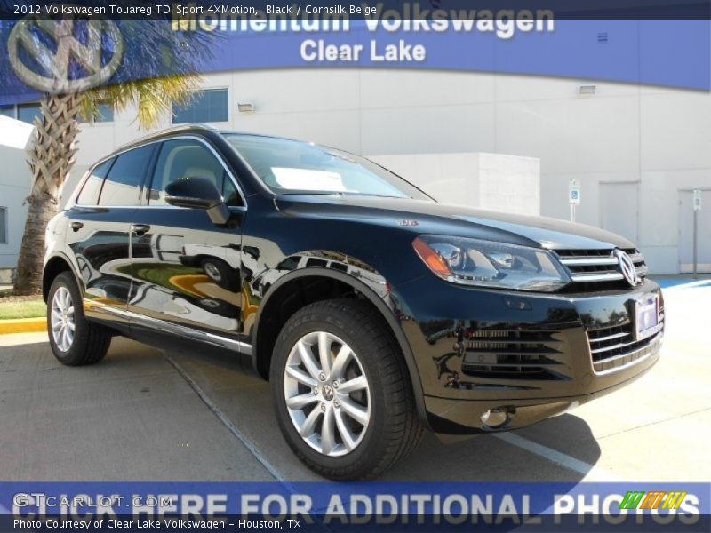 Black / Cornsilk Beige 2012 Volkswagen Touareg TDI Sport 4XMotion