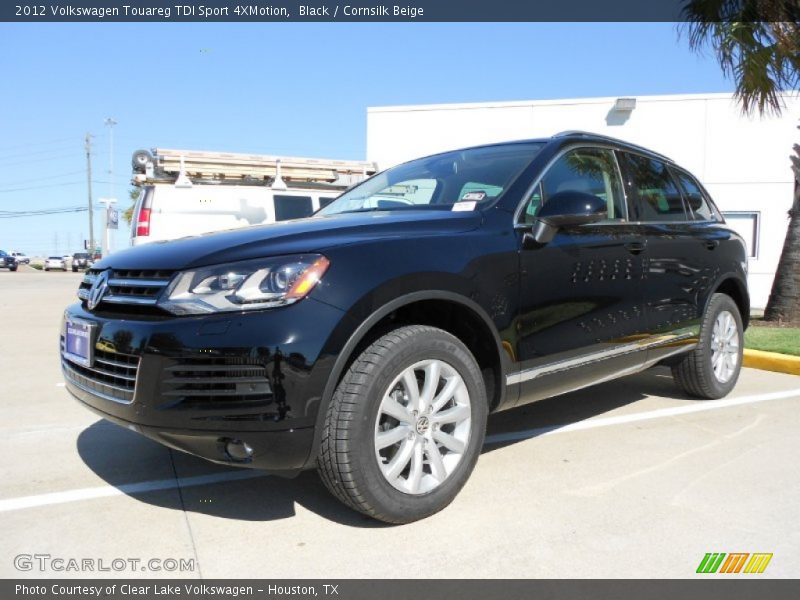 Black / Cornsilk Beige 2012 Volkswagen Touareg TDI Sport 4XMotion