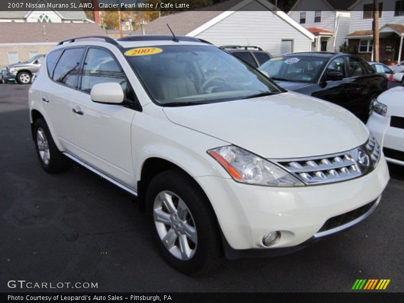 Glacier Pearl White / Cafe Latte 2007 Nissan Murano SL AWD