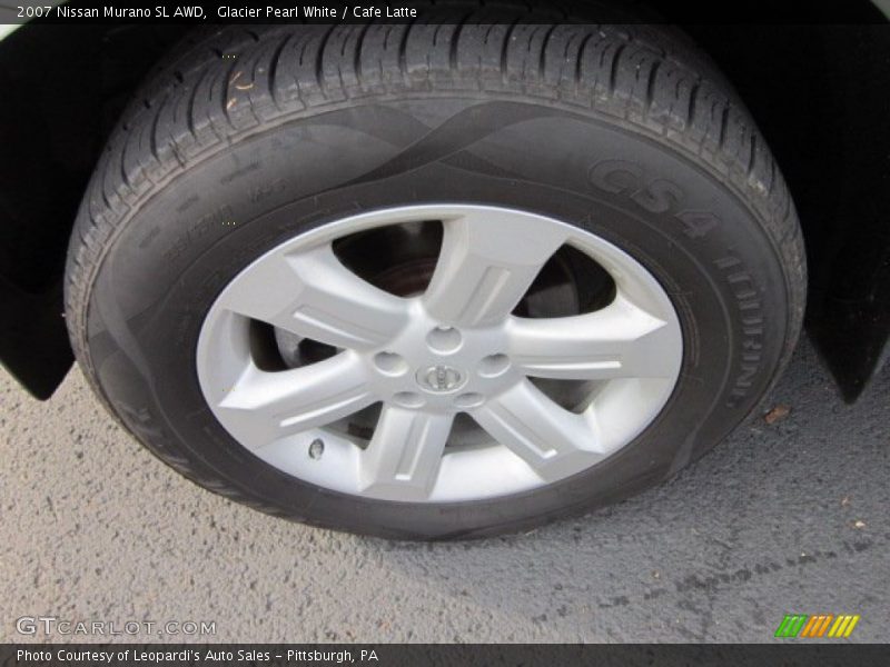 Glacier Pearl White / Cafe Latte 2007 Nissan Murano SL AWD