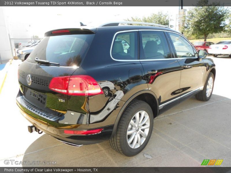 Black / Cornsilk Beige 2012 Volkswagen Touareg TDI Sport 4XMotion