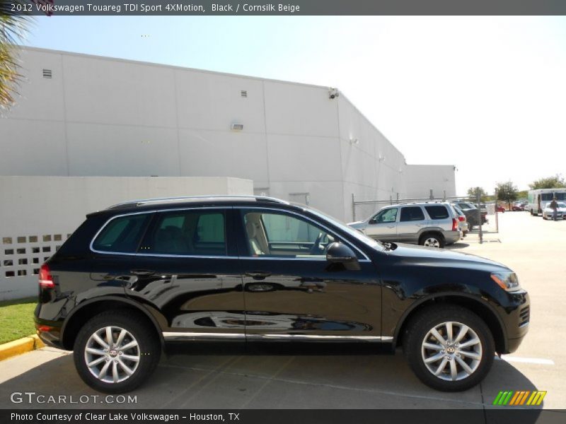 Black / Cornsilk Beige 2012 Volkswagen Touareg TDI Sport 4XMotion