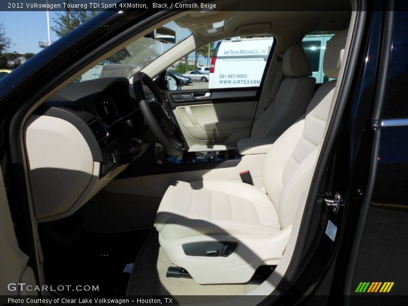 Black / Cornsilk Beige 2012 Volkswagen Touareg TDI Sport 4XMotion