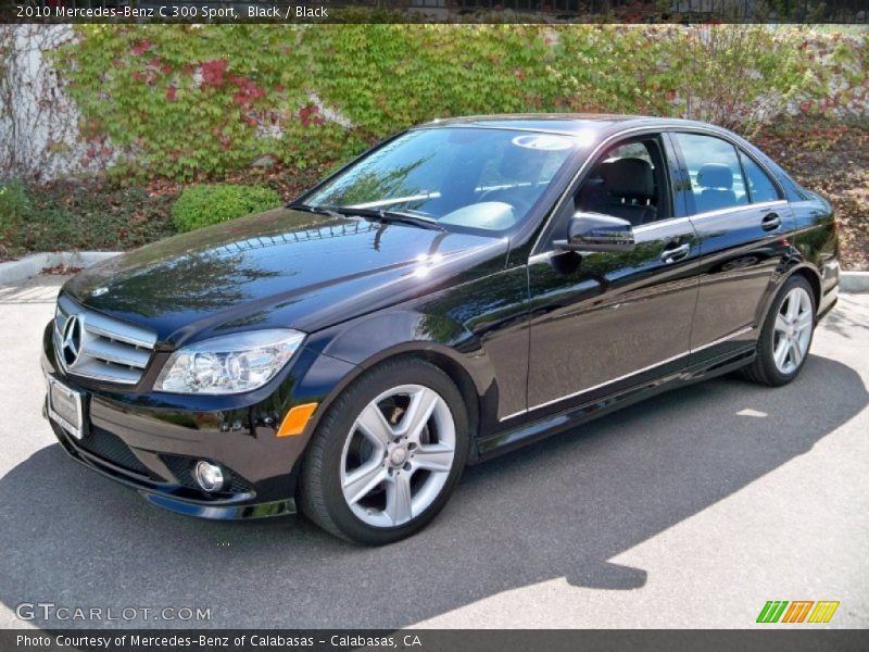 Black / Black 2010 Mercedes-Benz C 300 Sport