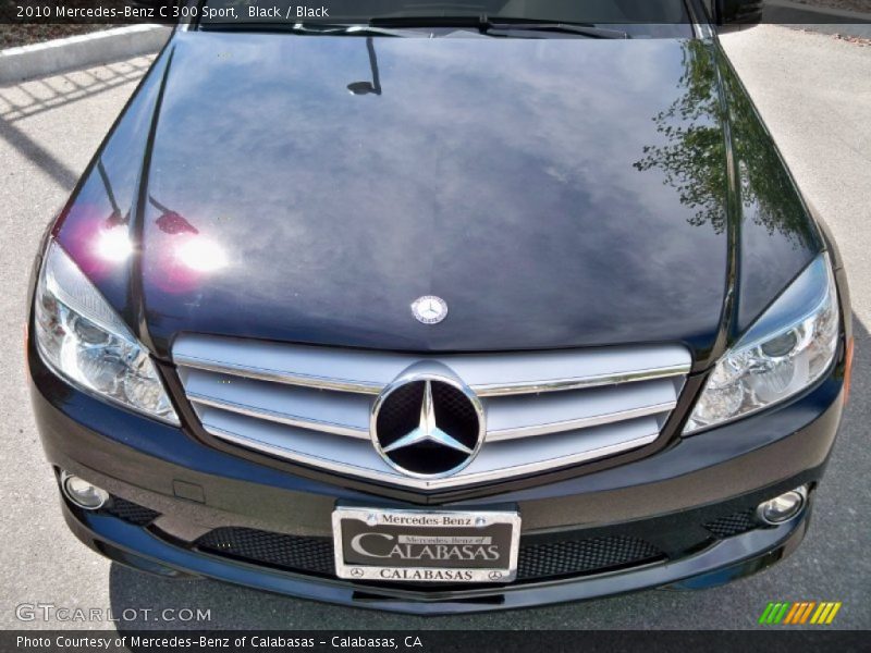 Black / Black 2010 Mercedes-Benz C 300 Sport
