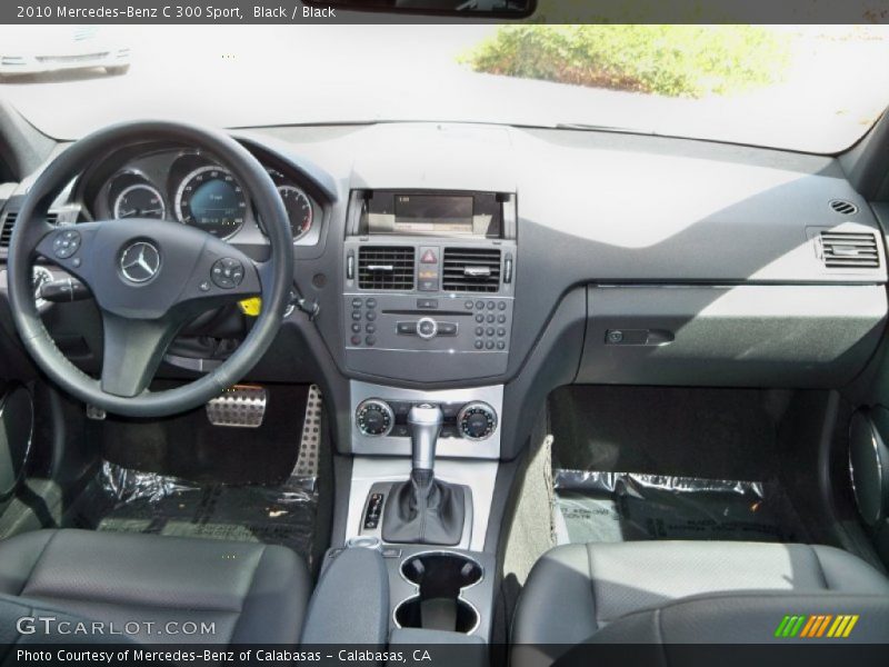 Black / Black 2010 Mercedes-Benz C 300 Sport