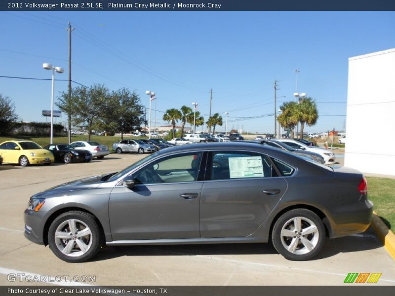 Platinum Gray Metallic / Moonrock Gray 2012 Volkswagen Passat 2.5L SE