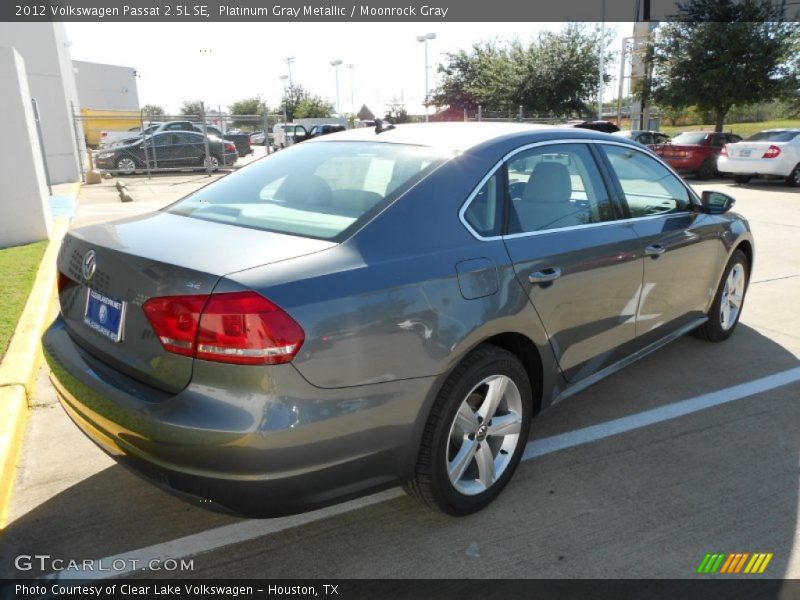 Platinum Gray Metallic / Moonrock Gray 2012 Volkswagen Passat 2.5L SE
