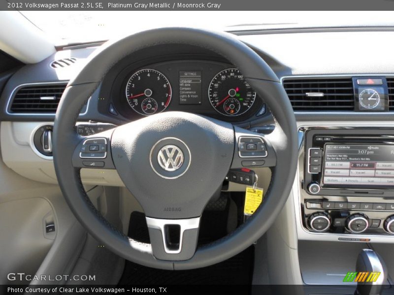 2012 Passat 2.5L SE Steering Wheel