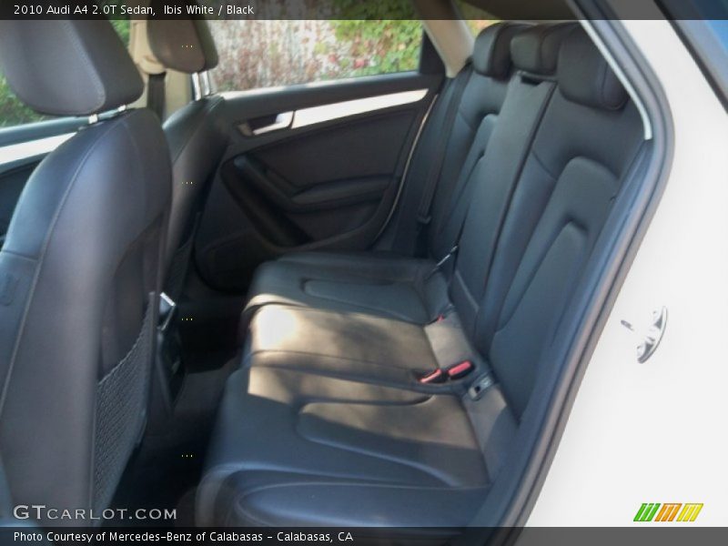 2010 A4 2.0T Sedan Black Interior
