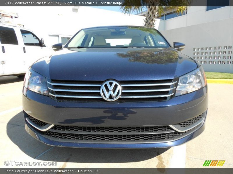 Night Blue Metallic / Cornsilk Beige 2012 Volkswagen Passat 2.5L SE