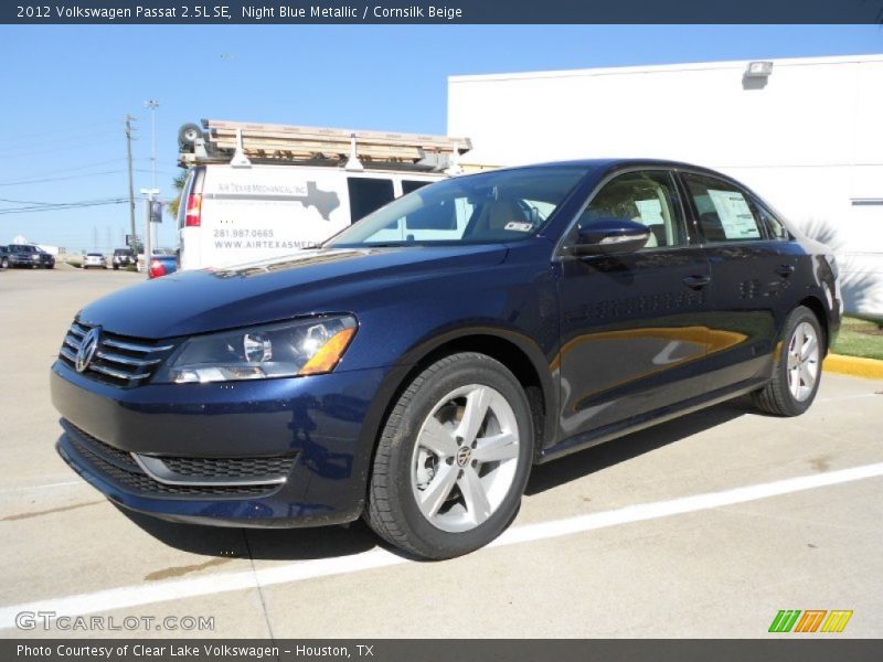 Night Blue Metallic / Cornsilk Beige 2012 Volkswagen Passat 2.5L SE