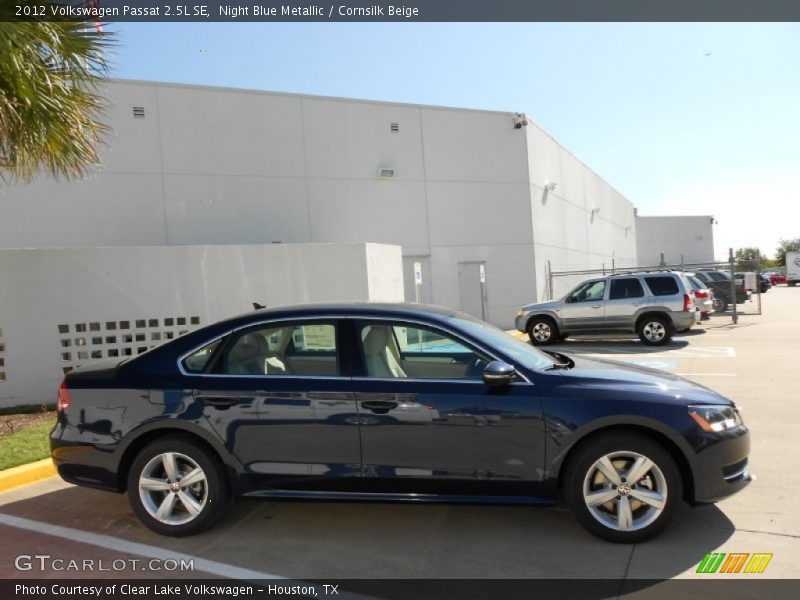 Night Blue Metallic / Cornsilk Beige 2012 Volkswagen Passat 2.5L SE
