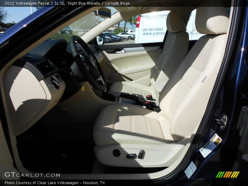 Night Blue Metallic / Cornsilk Beige 2012 Volkswagen Passat 2.5L SE