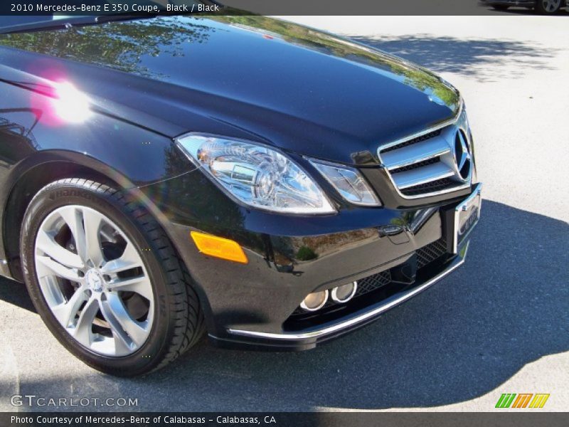 Black / Black 2010 Mercedes-Benz E 350 Coupe