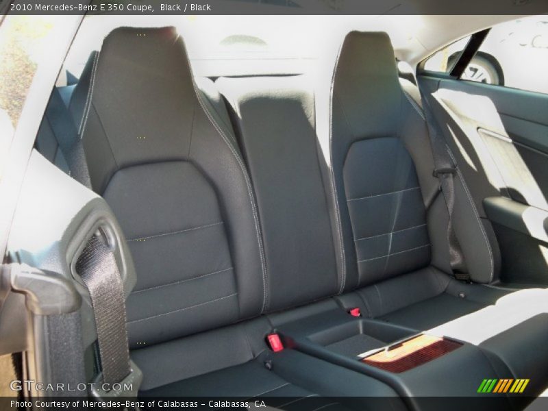 Black / Black 2010 Mercedes-Benz E 350 Coupe