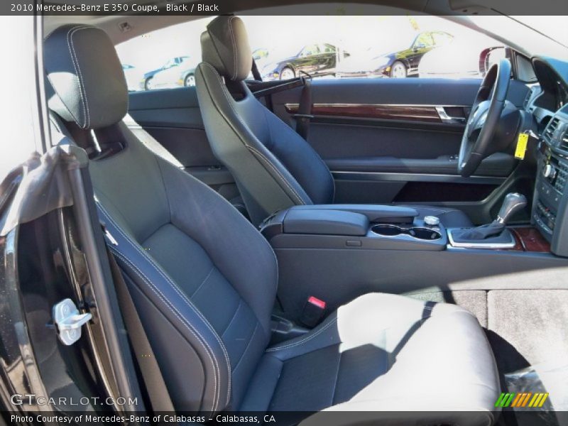 Black / Black 2010 Mercedes-Benz E 350 Coupe
