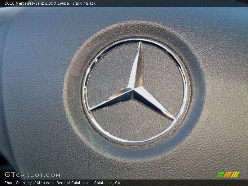 Black / Black 2010 Mercedes-Benz E 350 Coupe