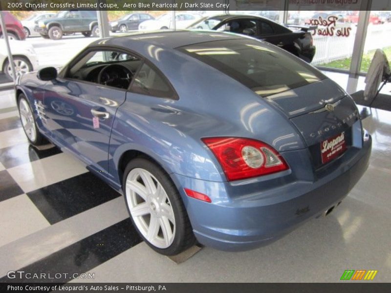 Aero Blue Pearlcoat / Dark Slate Grey 2005 Chrysler Crossfire Limited Coupe